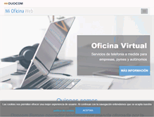 Tablet Screenshot of mioficinaweb.es